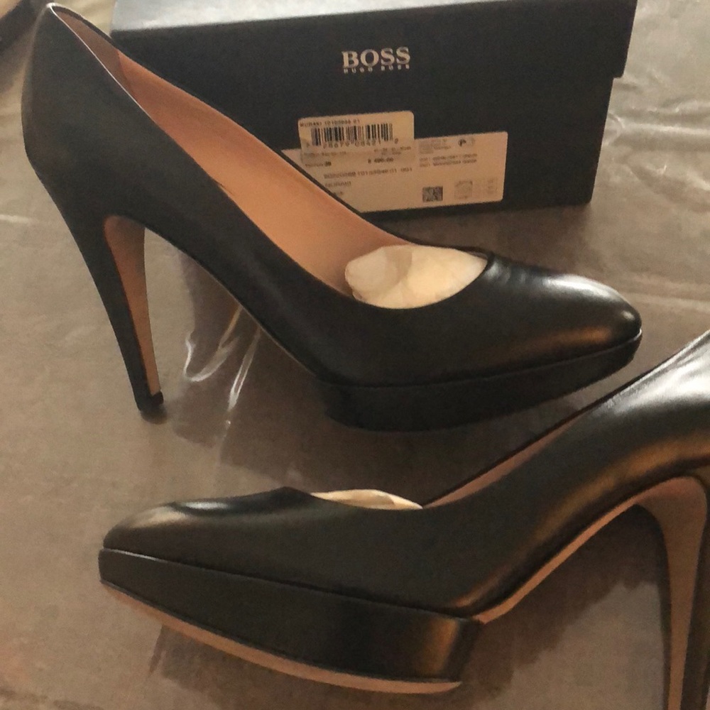 Hugo Boss platforms new in box